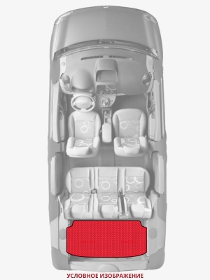 ЭВА коврики «Queen Lux» багажник для Honda Jazz (AA)